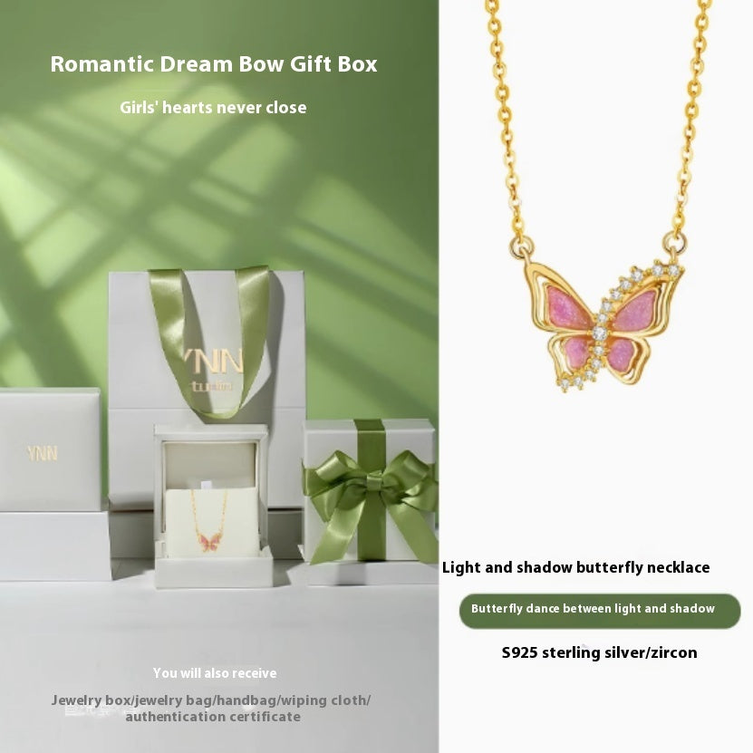 Sterling Silver Butterfly Necklace