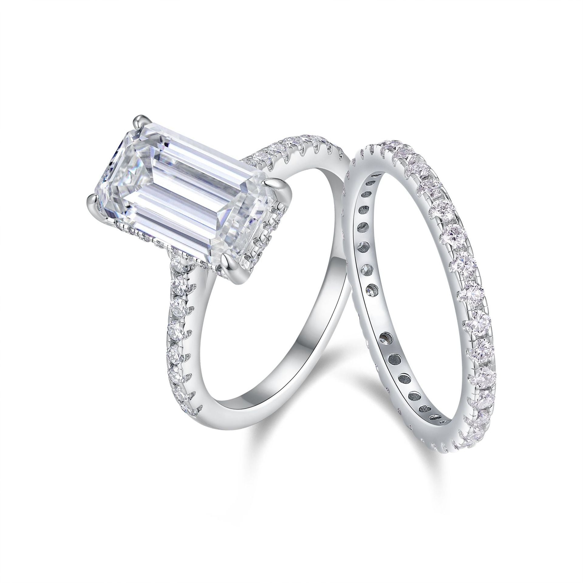 „Elyvion“ S925 Sterling moissanite Silver Ring
