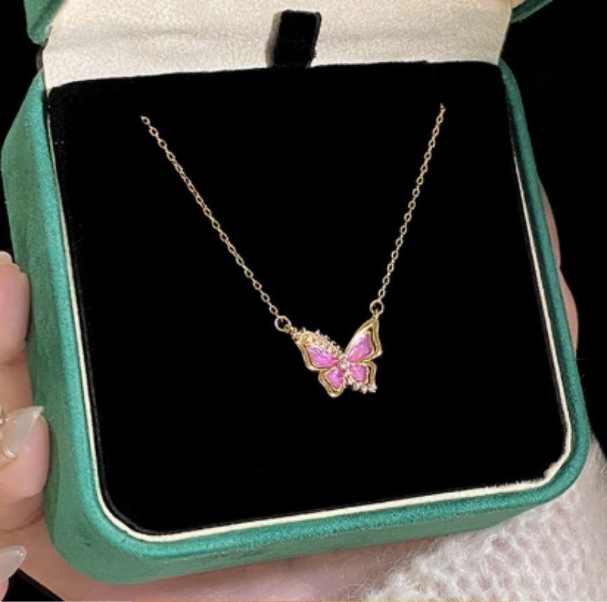 Sterling Silver Butterfly Necklace
