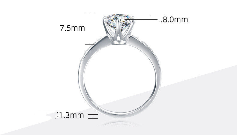 „Maviel“ Moissanite+S925Silver Ring