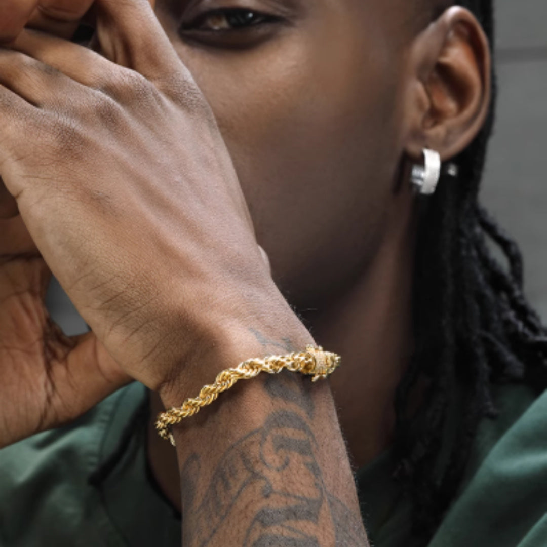 18K Gold Twist Bracelet