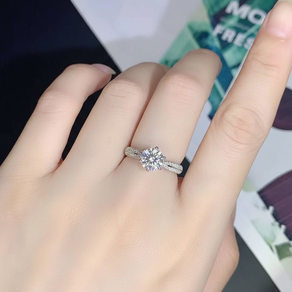 „Revelor“ Moissanite Ring 1 carat