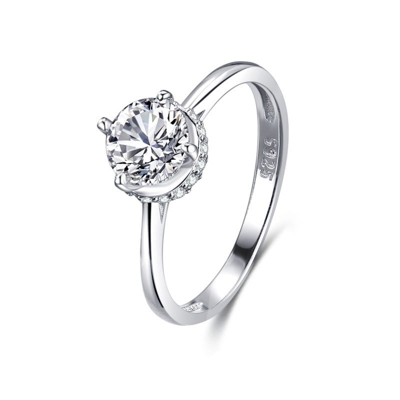 „Élare“ S925 Silver Diamond Ring