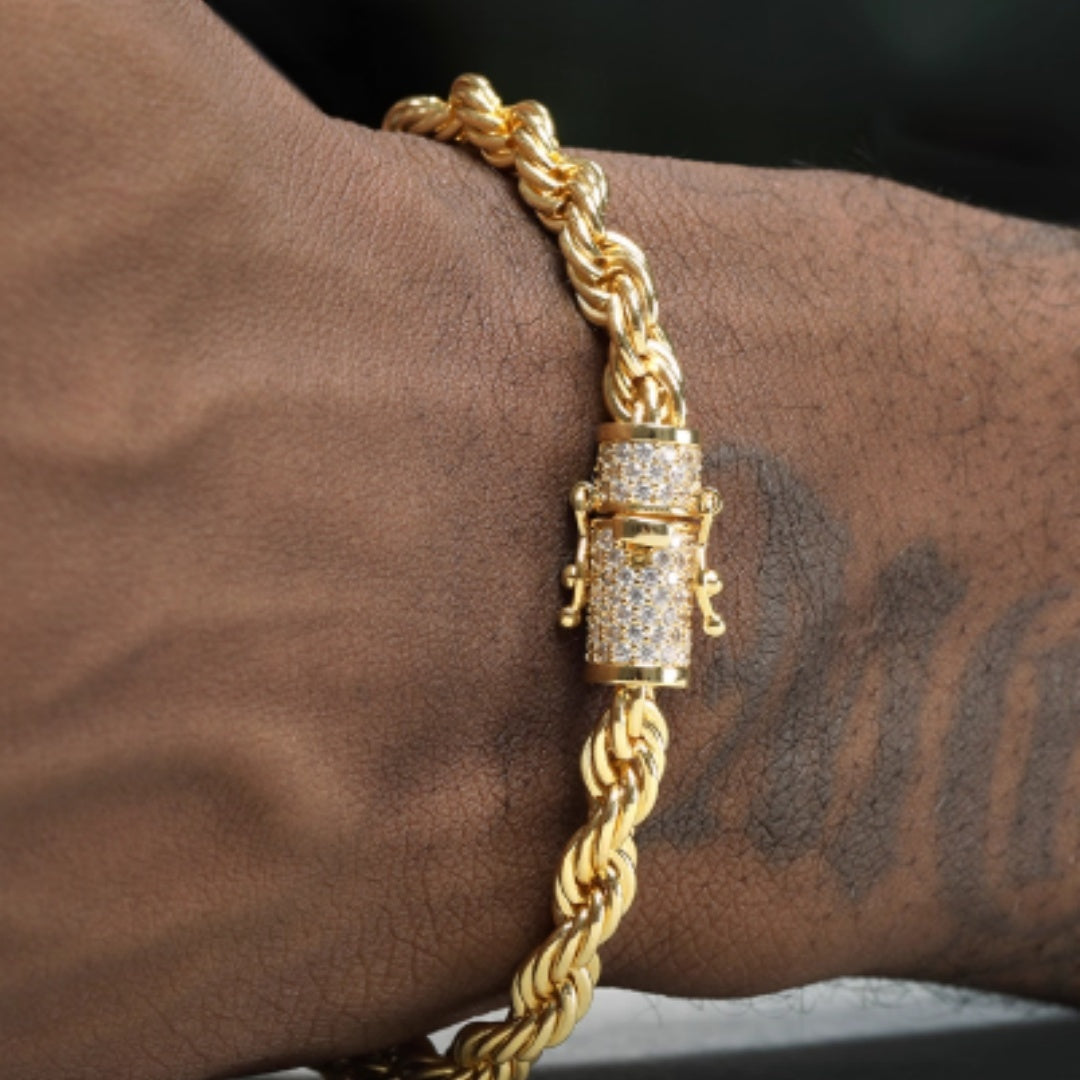 18K Gold Twist Bracelet