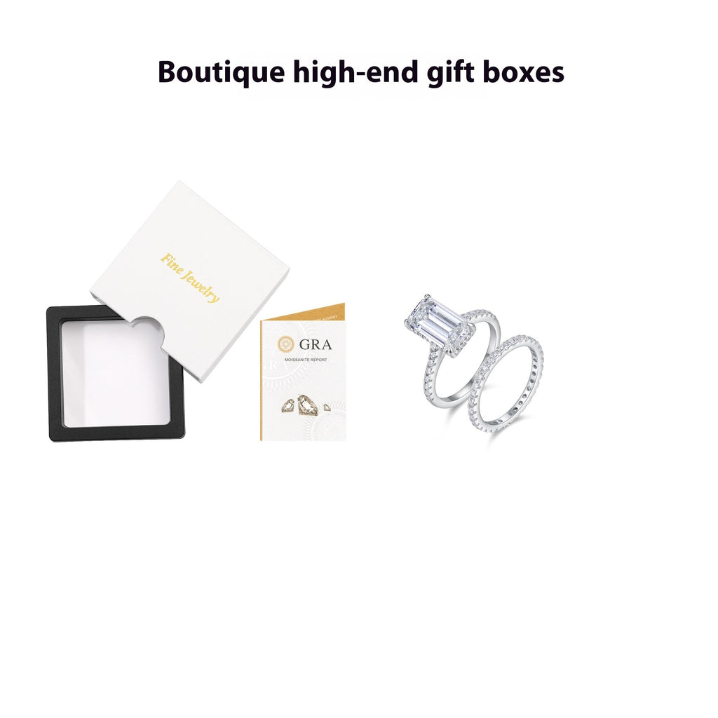 „Elyvion“ S925 Sterling moissanite Silver Ring