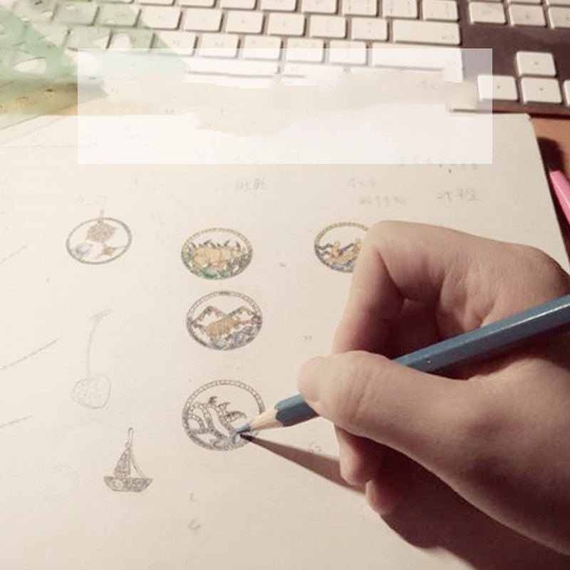 Necklace Earrings Heart Sterling Silver Moissanite