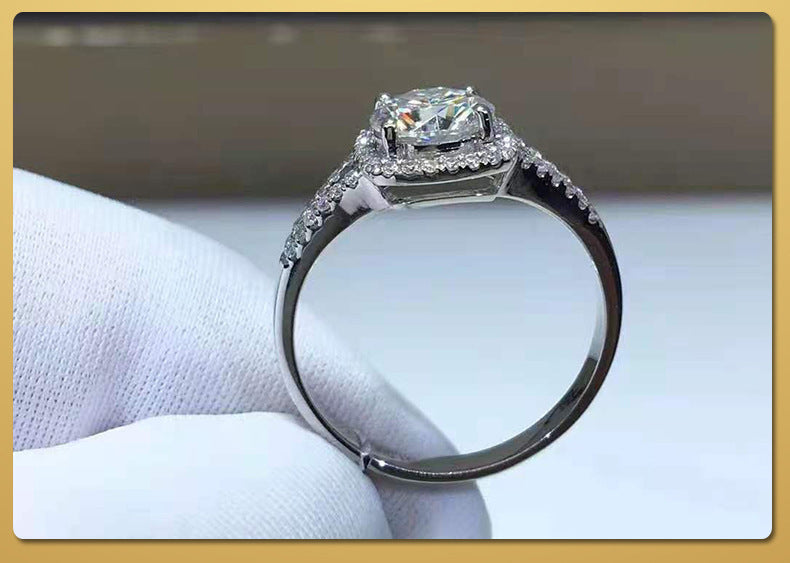 „Orryn“ Double Row Moissanite Ring