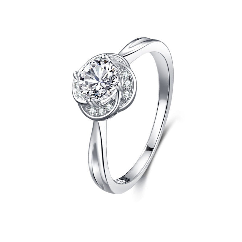 „Élare“ S925 Silver Diamond Ring