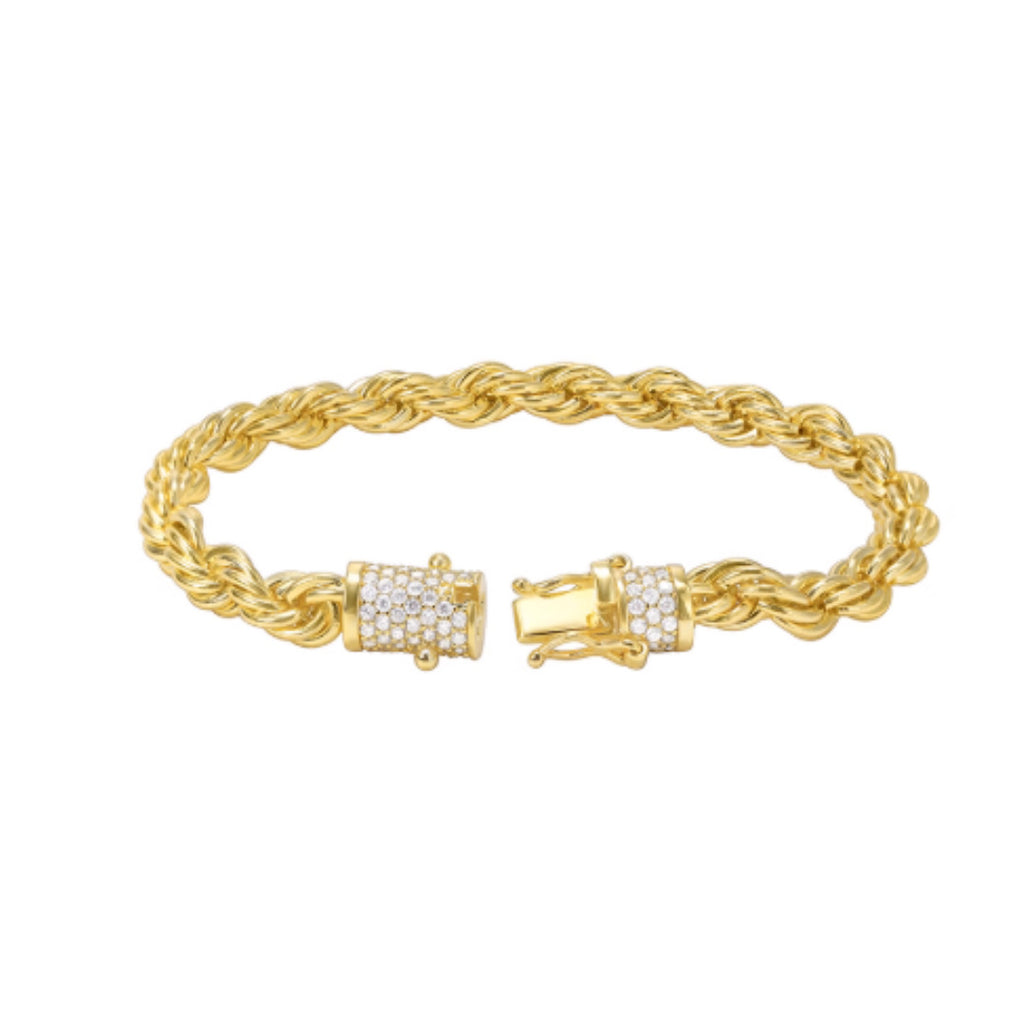 18K Gold Twist Bracelet