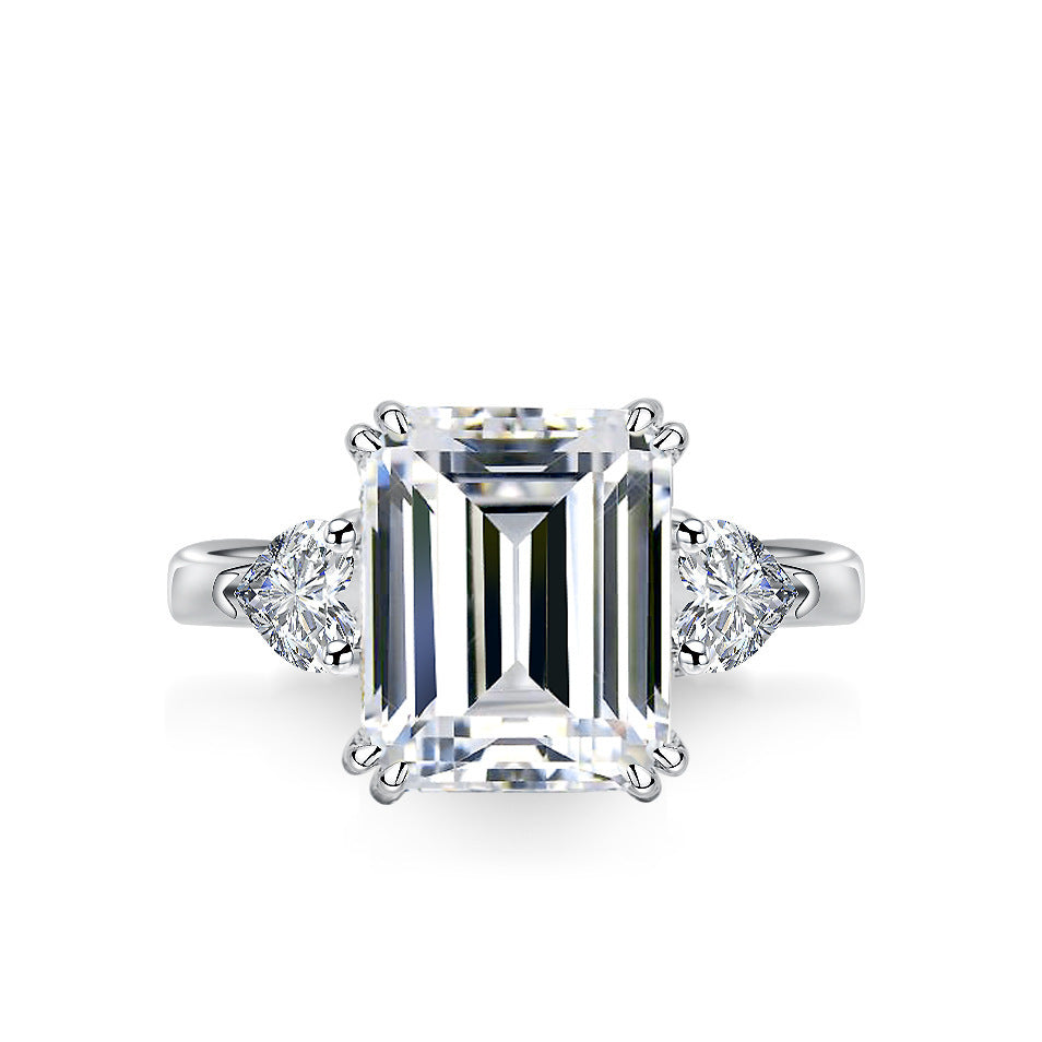 „Virella“ Moissanite Silver Ring