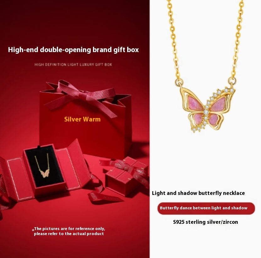 Sterling Silver Butterfly Necklace