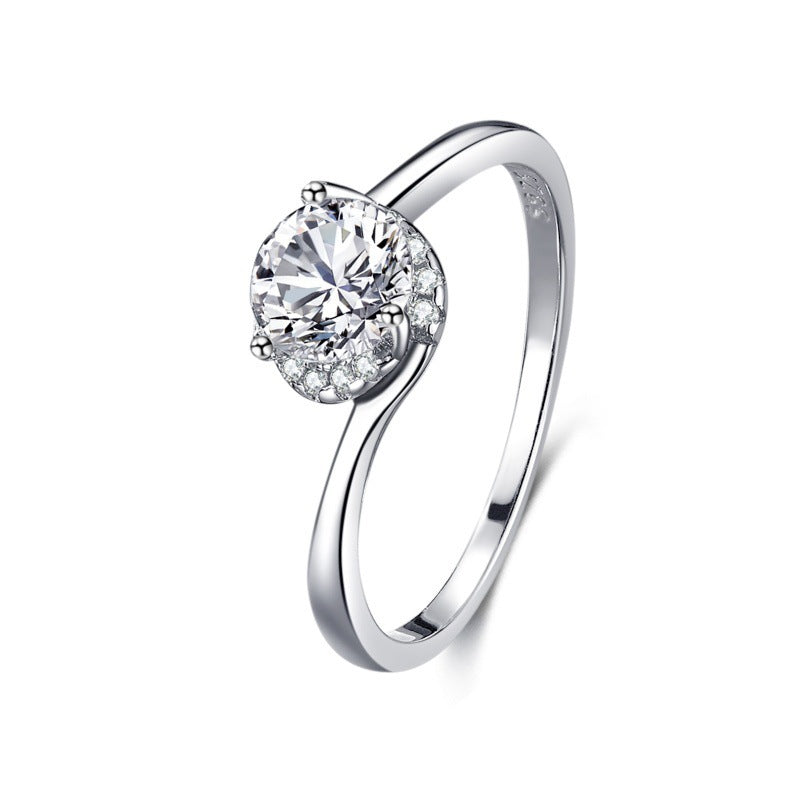 „Élare“ S925 Silver Diamond Ring