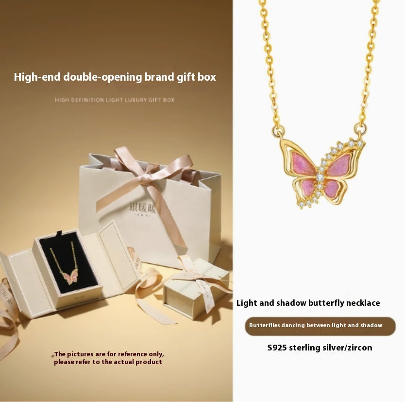 Sterling Silver Butterfly Necklace