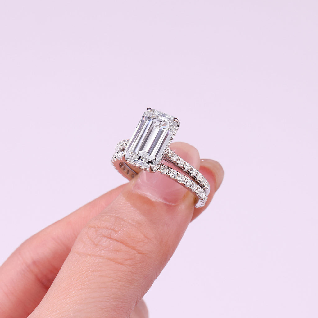 „Elyvion“ S925 Sterling moissanite Silver Ring