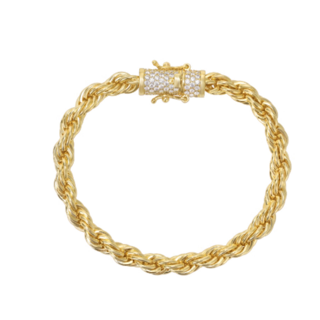 18K Gold Twist Bracelet