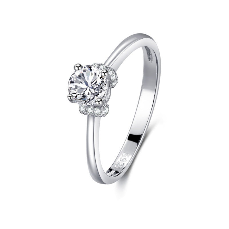 „Élare“ S925 Silver Diamond Ring