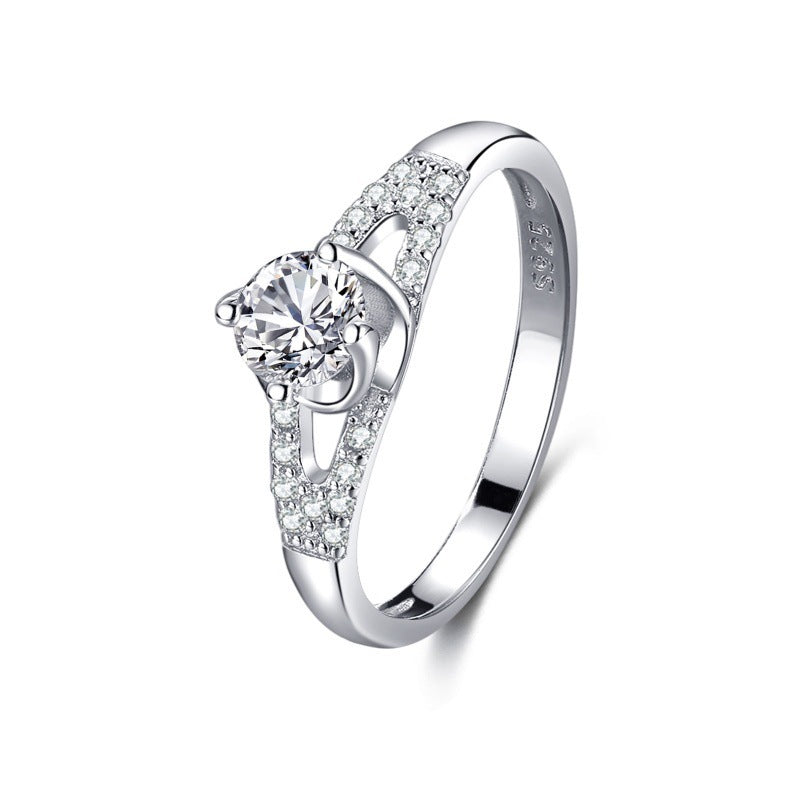„Élare“ S925 Silver Diamond Ring