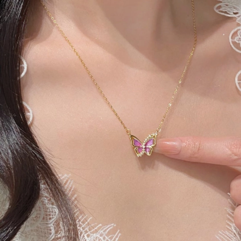 Sterling Silver Butterfly Necklace