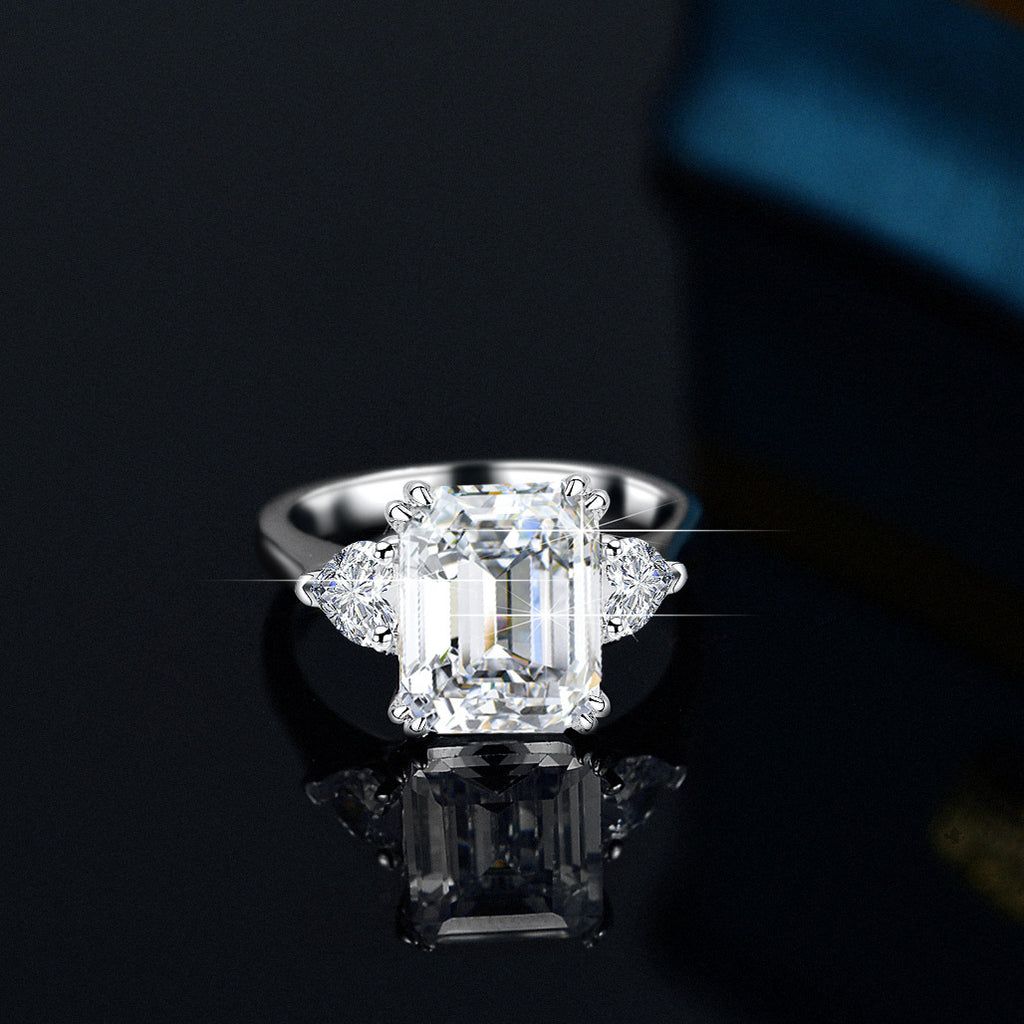 „Virella“ Moissanite Silver Ring